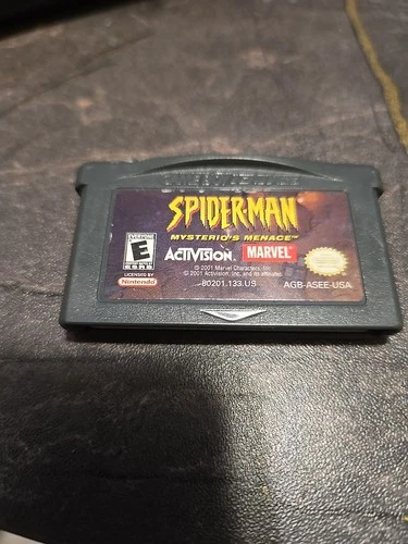 Spider-Man: Mysterio's Menace (Nintendo Game Boy Advance, GBA, 2001) Tested