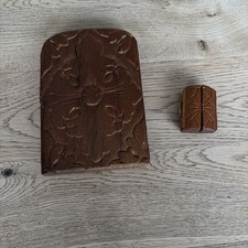 Ikone Und Triptychon Reiselust Vintage Maria Jesus  Holz Handmade