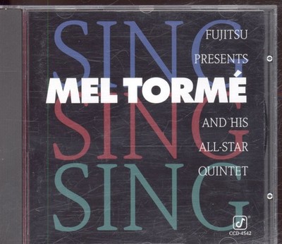 Mel Torme and His All-Star Quintet Sing, Sing, Sing CD Germany Concord Jazz 1993