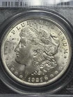 1921 Morgan Silver Dollar PCGS MS63 Blast White Better Eye Appeal Silver
