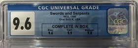 Swords and Serpents CGC 9.6 🔥 CIB (Oval SOQ R) NES 1990 | BORIS VALLEJO ART!