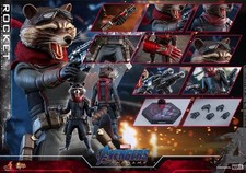 Hot Toys MMS548 Avengers:Endgame Rocket 1/6 Action Figure Model Collect Ornament