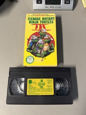 Teenage Mutant Ninja Turtles III 3 VHS 1993 TMNT
