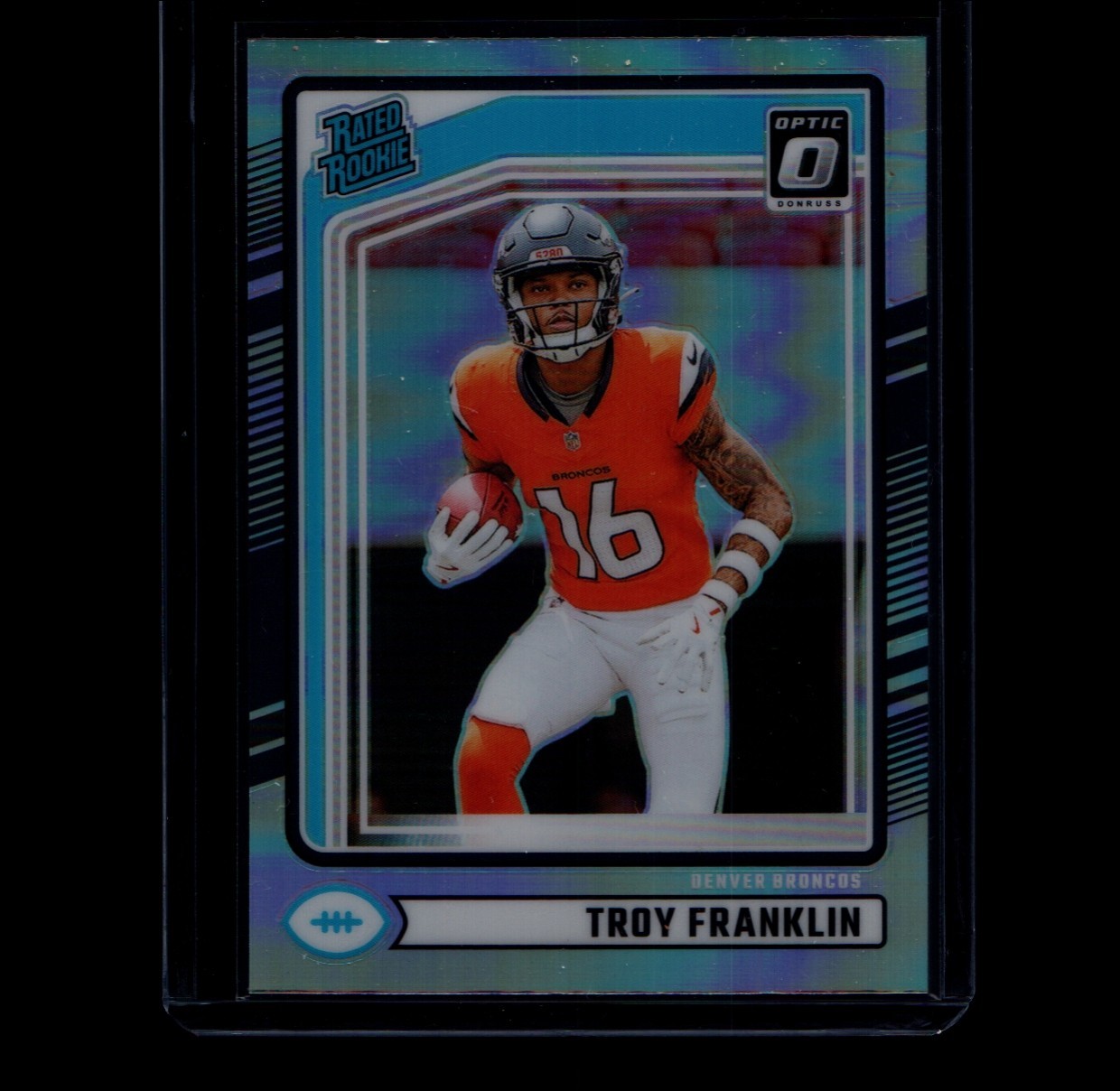 2024 Panini Donruss - Troy Franklin #338 Optic Preview Holo Prizm