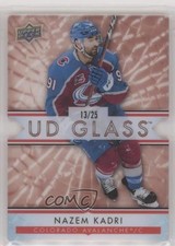 2021-22 Upper Deck Ovation UD Glass Stars Red 13/25 Nazem Kadri #GS-14 0c3