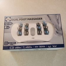 Homedics Massage Dual Rolling Foot Massager FMV-200 Vibrating Balls-new