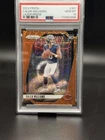 2024 Panini Prizm Caleb Williams #301 Orange Lazer Prizm Rookie PSA 10 Bears