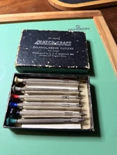 C.E. Marshall Watch Craft Balance Screw Cutters  35105  Set Watchmaker Tools