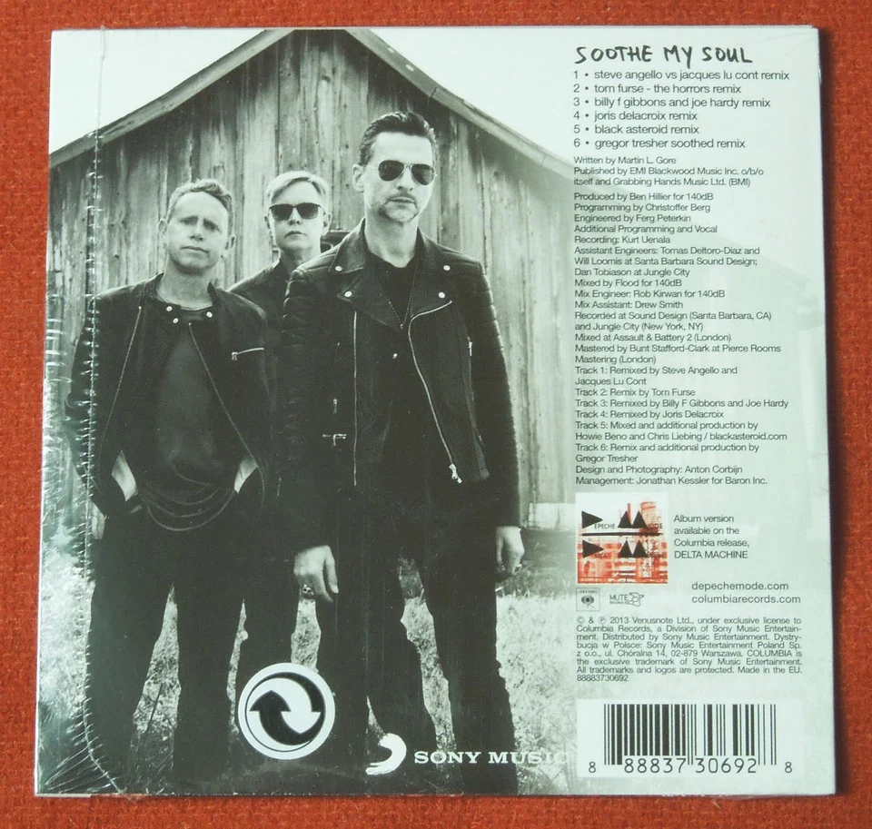 DEPECHE MODE Soothe My Soul +5 2013 Maxi CD NEU NEW SEALED rare MCD CARDSLEEVE - Bild 2 von 2