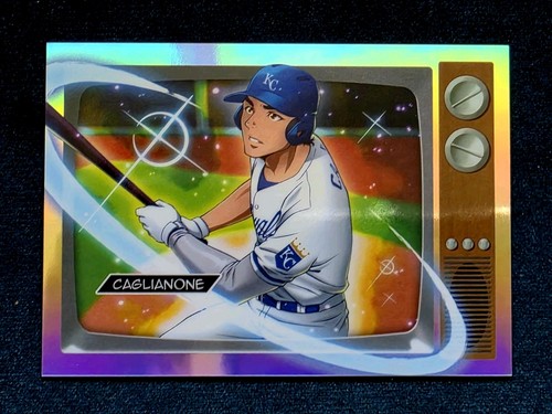 Carte Sportive 2025 Bowman Mega Futures Jac Caglianone - Royals - Refractor Mojo SP BMF-15 - État Near Mint