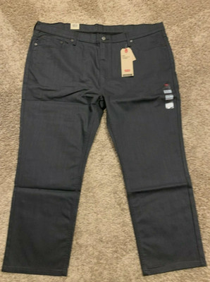 LEVI'S 541 Athletic Fit Jeans W/ Stretch Stealth Gray Big & Tall Sz 36W X 38L