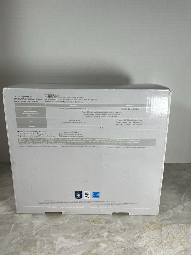 Photo Printer Canon SELPHY CP800 Bundle Box Paper Disc Tested Working