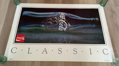 1988 Coca-Cola Classic Ship In A Coke Bottle Poster | eBay