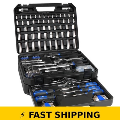 Prostormer 279-Piece Mechanics Tool Set with Drawer Box - Blue