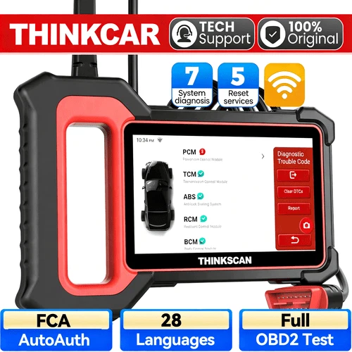 Thinkcar S7 Automotive Full OBD2 Scanner Car System Diagnostic Scan Tool CANFD - product listing photo
