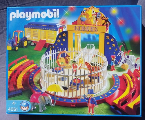 Playmobil 3553 Gradin N°3 - Accessoires Cirque Avec Animaux Et Personnages, Vintage, Bon état Occasion