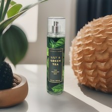 Bath  Body Works Lily  Green Tea Fragrance Mist 8oz Body Spray New Authentic