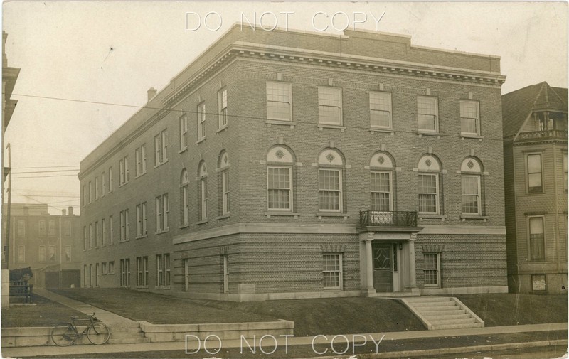 1900s RPPC Photo Postcard YWCA Decatur Illinois 436 N. Main Street Unposted AZO