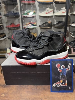 Size 8.5 - Air Jordan 11 Retro 2001 Bred 136046-061 Authentic OG