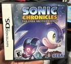 Sonic Chronicles The Dark Brotherhood - Nintendo DS - 100% CIB - MINT - FREE S/H