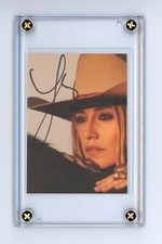 Lainey Wilson Autographed Trading Card Sized Signed Cut ACOA