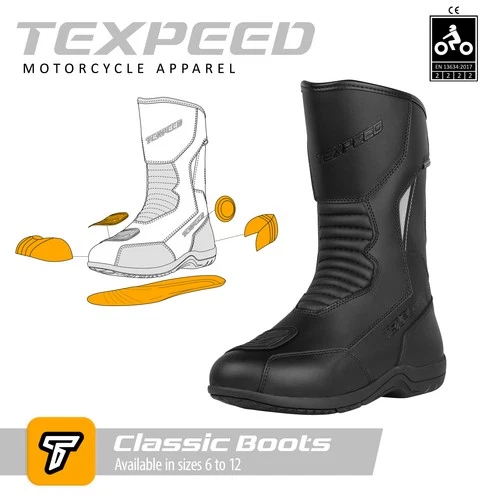 Leather Motorbike Motorcycle Boots Shoes Waterproof Touring Biker Armour