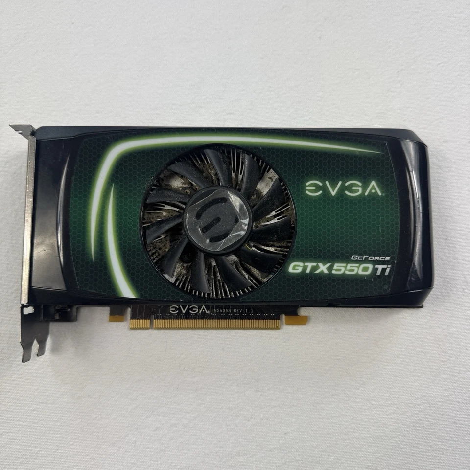 GeForce GTX 550 TIi EVGA Nvidia PC Video Card For Parts Gamer Desktop Graphics - Image 2 of 4