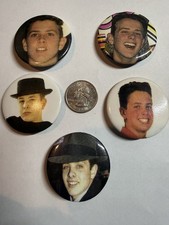 Vintage Joey McIntyre New Kids On The Block 5 Pin Lot 1990 NKOTB