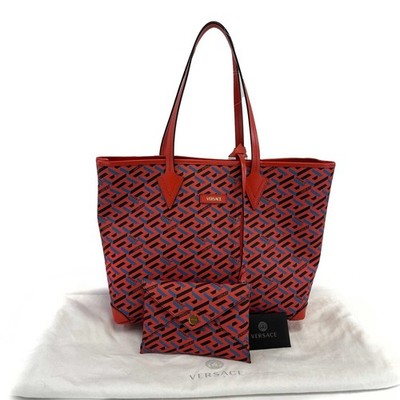 versace la greca  Red Tote