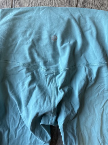 "Pantalón Lululemon Align II 25"" Azul Aqua Leggings Talla 4" - Imagen 4 de 5
