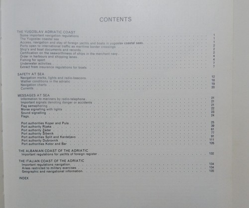 Navigational guide to the Adriatic Yugoslavia 18 maps ports yacht harbor sailing - Picture 5 of 12