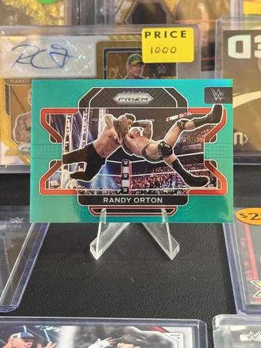 2022 Panini Prizm WWE Randy Orton #78 Green Parallel #30/49