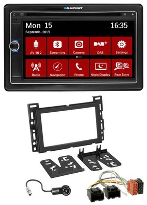 Blaupunkt Bluetooth DAB 2DIN USB DVD MP3 Autoradio für Chevrolet Opel GT 07-09