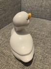 Ceramic Duck Figurine Collectible White with Yellow Country themed Cottage core — photo 3