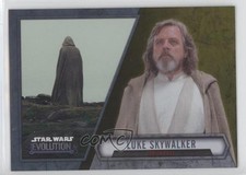 2016 Topps Star Wars Evolution Gold /50 Luke Skywalker Jedi In Exile #33 1j8
