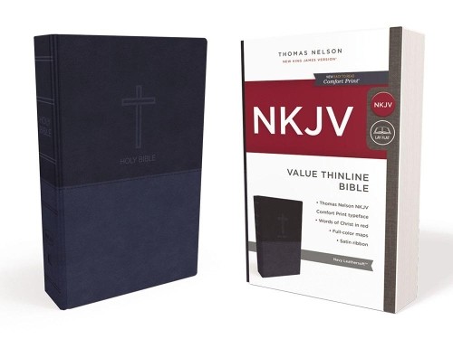 Nkjv, Value Thinline Bible, Blue Leathersoft, Red Letter, Comfort Print : Holy Bible, New King James Version Thomas Nelson - Image 6
