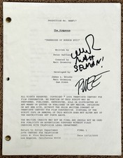The Simpsons Treehouse Of Horror XVII Script Signed By Matt Selman And Paul Wee