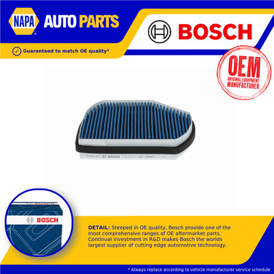 Pollen / Cabin Filter fits MERCEDES C230 MERCEDES C280 S202, W202 2.3 2.8 Bosch