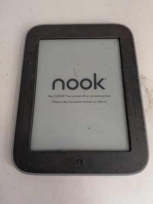 Barnes & Noble Nook Simple Touch BNRV300 Black 6'' Touchscreen eBook Reader Wi-Fi