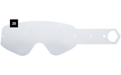 Spy Woot/Woot Race Clear Tear-Off - 20 Pk