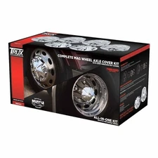 Trux THUB-MC1 Wheel Accessories   Hub Cover Kit, Front & Rear, Mag, Chrome,