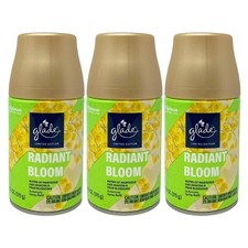 3 Pack - Glade Automatic Spray Air Freshener Refills, Radiant Bloom, 6.2 oz