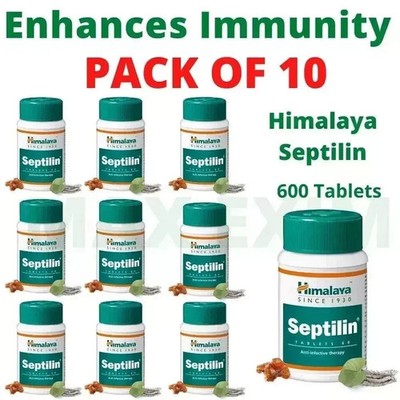 10 x Himalaya Septilin Herbal Ayurvedic ( 600 Tablets ) - Free Shipping