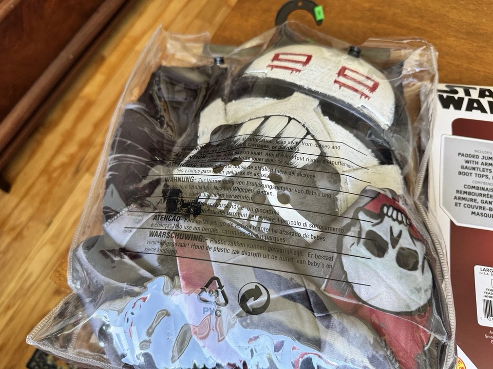 Star Wars The Bad Batch Wrecker Niños Rubíes Talla Niños Grande Disfraz + Máscara Foto 2 de 4