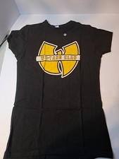 Wu-Tang Clan Logo T-Shirt Men's Small Black Tultex Hip Hop Music Tee 2011
