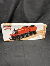 Thomas  Friends Wooden Railway Toy Train James Push-Along Wood 3C2