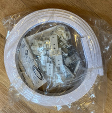 Image of Flexible Curtain Track Fits Bay Curved Or Straight Windows 10ft Comes With Hooks