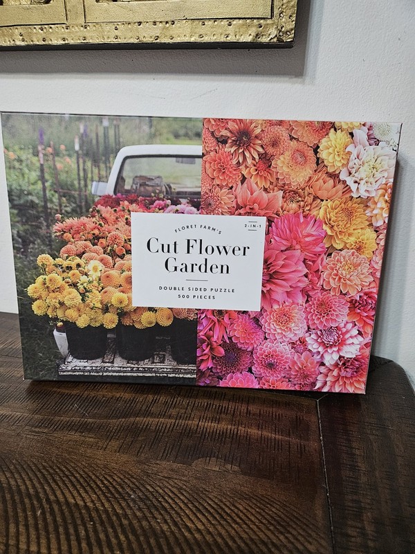 Floret Farm's Cut Flower Garden Double Sided 500 Piece Puzzle