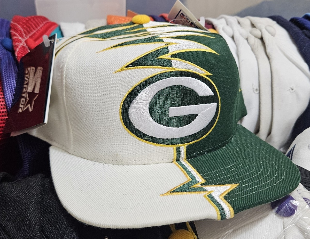 New 90s GREEN BAY PACKERS STARTER SHOCKWAVE Hat | eBay
