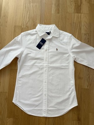 Ralph Lauren Neu! Damen Oxford Bluse Hemd Gr. S, XS, White Shirt Classic Fit new